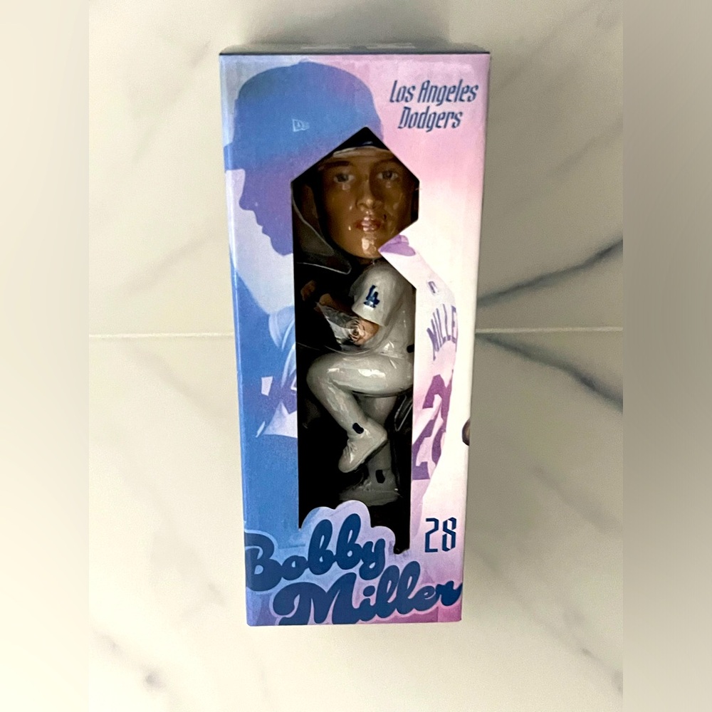 2024 Bobby Miller Bobblehead Los Angeles Dodgers